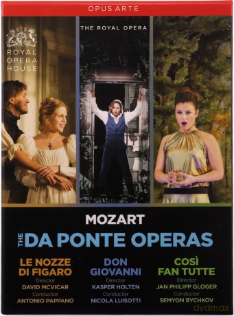 Royal Opera & Pappano & Bychkov: Wolfgang Amadeus Mozart: Le Nozze Di Figaro / Don Giovanni / Cosi Fan Tutte [5xBlu-Ray]