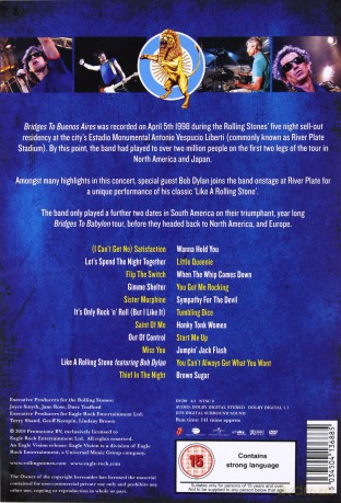 The Rolling Stones: Bridges To Buenos Aires [DVD]