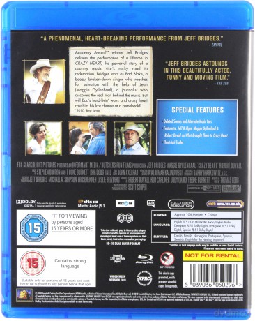 Crazy Heart (Szalone serce) [Blu-Ray]