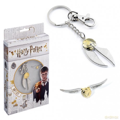 Harry Potter Golden Snitch Brelok i przypinka