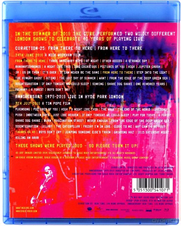 The Cure: 40 Live - Curaetion [2xBlu-Ray]