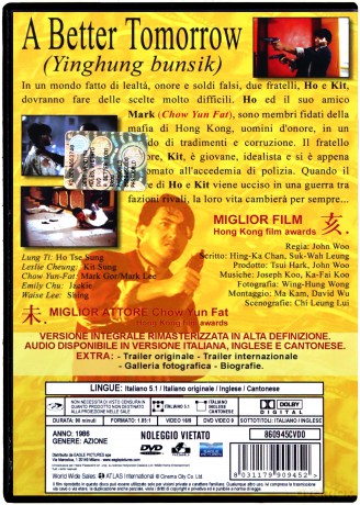 A Better Tomorrow (Byle do jutra) [DVD]