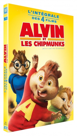 Alvin and the Chipmunks 1-4 (Alvin i wiewiórki 1-4) [4DVD]