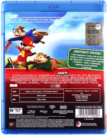 Alvin and the Chipmunks: The Road Chip (Alvin i wiewiórki: Wielka wyprawa) [Blu-Ray]