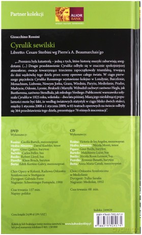 Wielkie Opery 13: Cyrulik sewilski [KSIĄŻKA]+[DVD]+[CD]