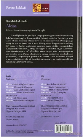 Wielkie Opery 14: Alcina (booklet) [DVD]+[CD]