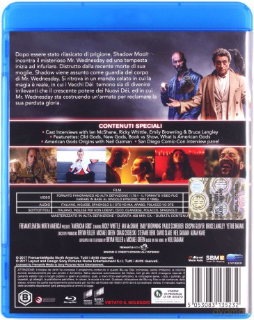 Amerykańscy bogowie Sezon 1 [4xBlu-Ray]