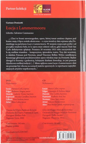 Wielkie Opery 16: Łucia z Lammermooru (booklet) [DVD]+[CD]