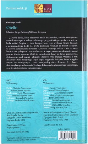 Wielkie Opery 17: Otello (booklet) [DVD]+[CD]