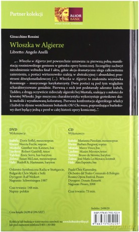 Wielkie Opery 18:Włoszka w Algierze [KSIĄŻKA]+[DVD]+[CD]