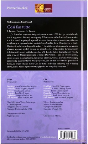 Wielkie Opery 19: Cosi fan tutte (booklet) [DVD]+[CD]