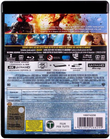 Aquaman [Blu-Ray 4K]+[Blu-Ray]