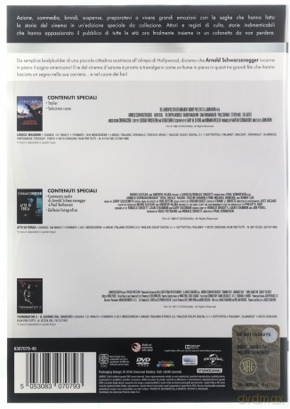 Arnold Schwarzenegger Master Collection (Raw Deal / Total Recall / Terminator 2: Judgment Day) (Jak to się robi w Chicago / Pamięć absolutna / Terminator 2: Dzień sądu) [3DVD]
