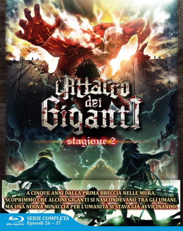 Attack on Titan - Season 02 The Complete Series (Eps 01-12) [Blu-Ray]
