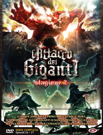 Attack on Titan - Season 02 The Complete Series (Eps 01-12) [DVD]