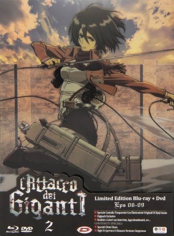 Attack on Titan #02 (Eps 06-09) (Limited) [Blu-Ray]+[DVD]