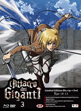 Attack on Titan #03 (Eps 10-13) (Limited) [Blu-Ray]+[DVD]