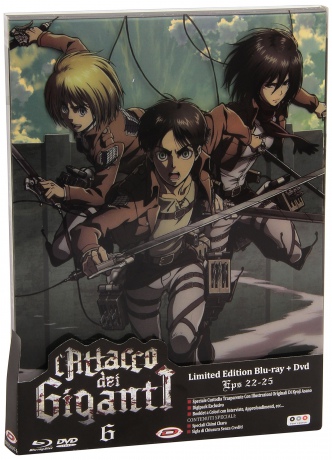 Attack on Titan #06 (Eps 22-25) (Limited) [Blu-Ray]+[DVD]