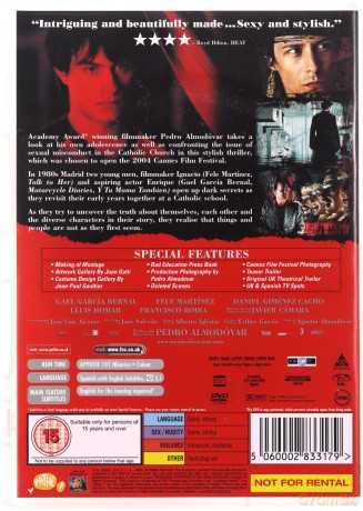 Bad Education (Złe wychowanie) [DVD]