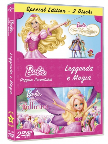 Barbie and the Three Musketeers / Barbie Presents: Thumbelina [DVD]