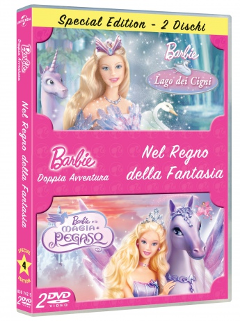 Barbie of Swan Lake / Barbie and the Magic of Pegasus (Barbie z Jeziora Łabędziego / Barbie i Magia Pegaza) [DVD]