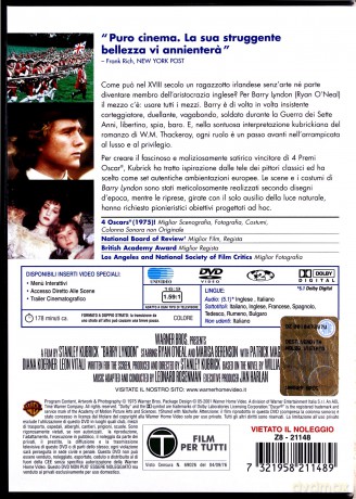 Barry Lyndon [DVD]