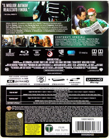 Batman Forever (steelbook) [Blu-Ray 4K]+[Blu-Ray]