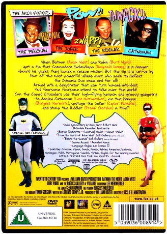 Batman: The Movie (Batman zbawia świat) [DVD]