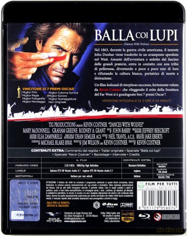 Dances with Wolves (Tańczący z wilkami) [Blu-Ray]+[DVD]