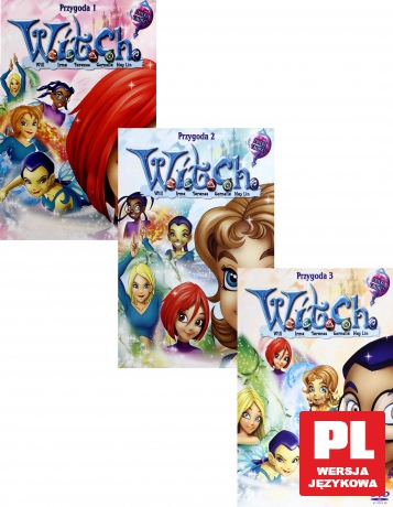 Kolekcja W.I.T.C.H. (Witch) Czarodziejki Pakiet [3DVD] 