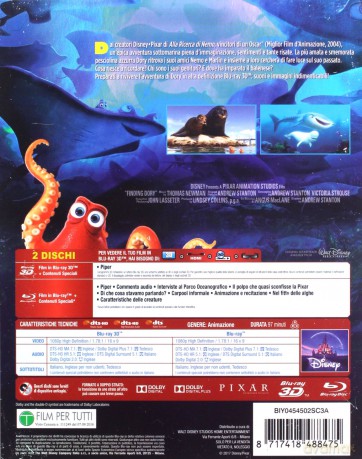 Finding Dory (Gdzie jest Dory?) [Blu-Ray 3D]+[Blu-Ray]