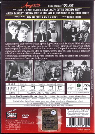 Gaslight (Gasnący płomień) [DVD]