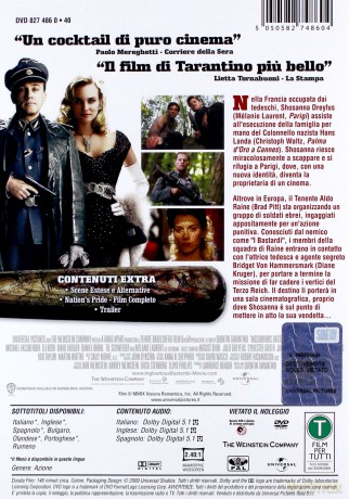 Inglourious Basterds (Bękarty wojny) [DVD]
