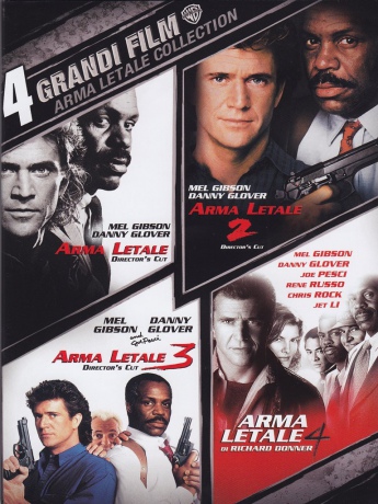 Lethal Weapon 1-4 (Zabójcza broń 1-4) [4DVD]