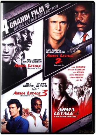 Lethal Weapon 1-4 (Zabójcza broń 1-4) [4DVD]