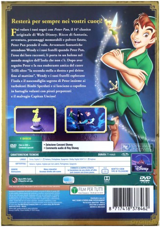 Peter Pan (Piotruś Pan) [DVD]