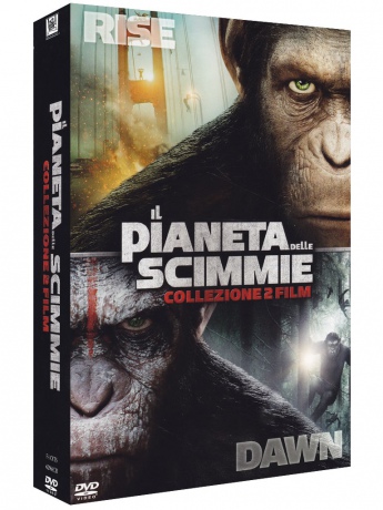 Rise of the Planet of the Apes / Dawn of the Planet of the Apes (Geneza planety małp / Ewolucja planety małp) [2DVD]