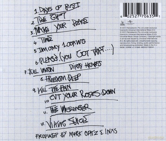 INXS: Full Moon, Dirty Hearts (2011) (Remastered) [CD]