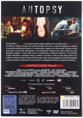 The Autopsy of Jane Doe (Autopsja Jane Doe) [DVD]