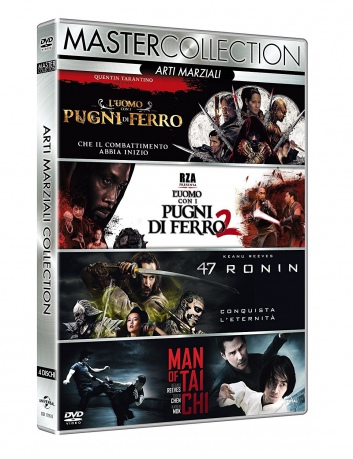 The Man with the Iron Fists 1-2 / 47 Ronin / Man of Tai Chi (Człowiek o żelaznych pięściach 1-2 / 47 roninów / Człowiek Tai Chi) [4DVD]