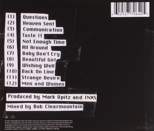 INXS: Welcome To Wherever You Are (2011) (Remastered) [CD]