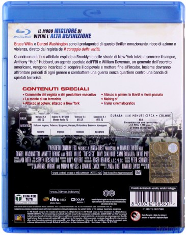 The Siege (Stan oblężenia) [Blu-Ray]