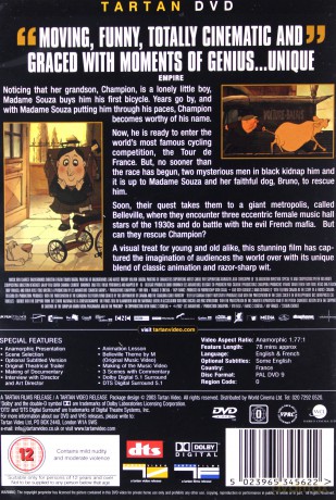 The Triplets of Belleville (Trio z Belleville) [DVD]