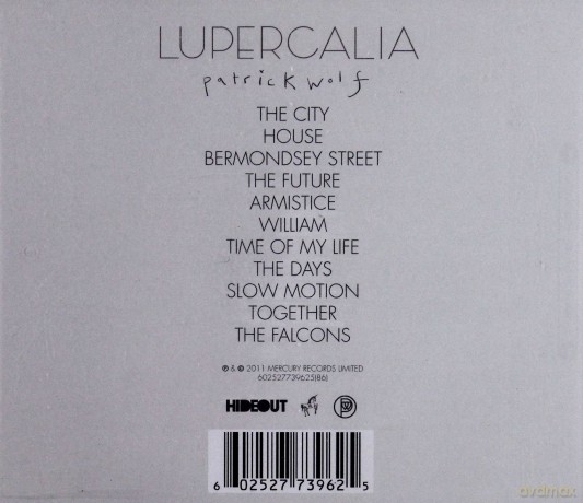 Patrick Wolf: Lupercalia (PL) [CD]