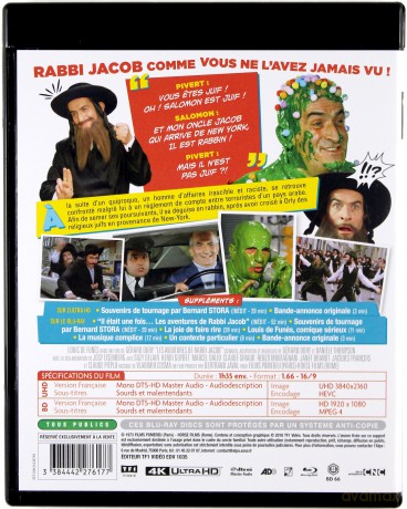 The Mad Adventures of Rabbi Jacob (Przygody Rabina Jakuba) [Blu-Ray 4K]+[Blu-Ray]