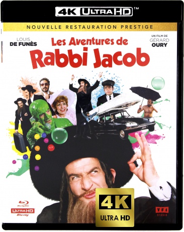 The Mad Adventures of Rabbi Jacob (Przygody Rabina Jakuba) [Blu-Ray 4K]+[Blu-Ray]