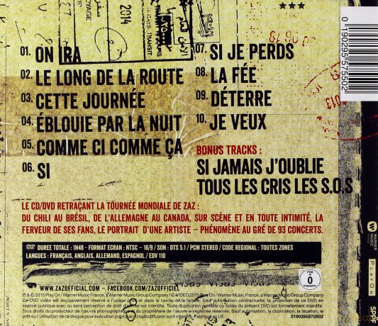 Zaz: Sur la Route [CD]+[DVD]