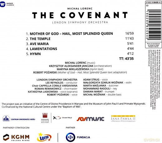 London Symphony Orchestra: Lorenc: The Covenant [CD]