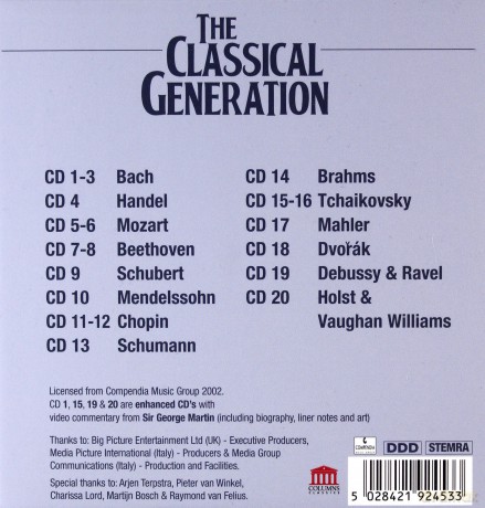 The Classical Generation [BOX] [20CD]