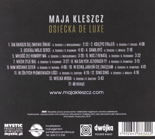 Maja Kleszcz: Osiecka De Luxe (digipack) [CD]